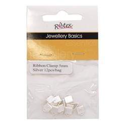 AussieSuperStore Jewellery Making Supplies JF Ribbon Clamp 5mm JF Ribbon Clamp 5mm | Jewellery Making Accessories 9323823159931 JF1007